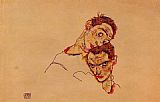 Double Self Portrait by Egon Schiele